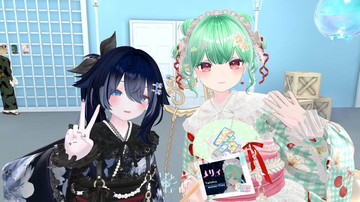 merry_fizz's tweet photo. #FlavorLab_VRC 

前回お話してくれたにんげんさんたち、ありがとー！！！お写真1枚どこかにないないしちゃった😭

これから冷凍庫のなか、探してきます！！フィーちゃんが！！ https://t.co/vzG5Jg3Kq4