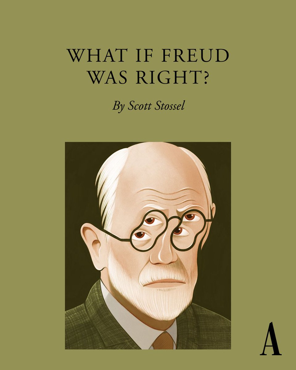 TheAtlantic's tweet photo. Much of Sigmund Freud’s work has been dismissed as quackery, @SStossel writes—but it might align with modern brain research more than we think. https://t.co/PorLgRj0LW

🎨: Eleni Kalorkoti https://t.co/eu5eqf7Yi0