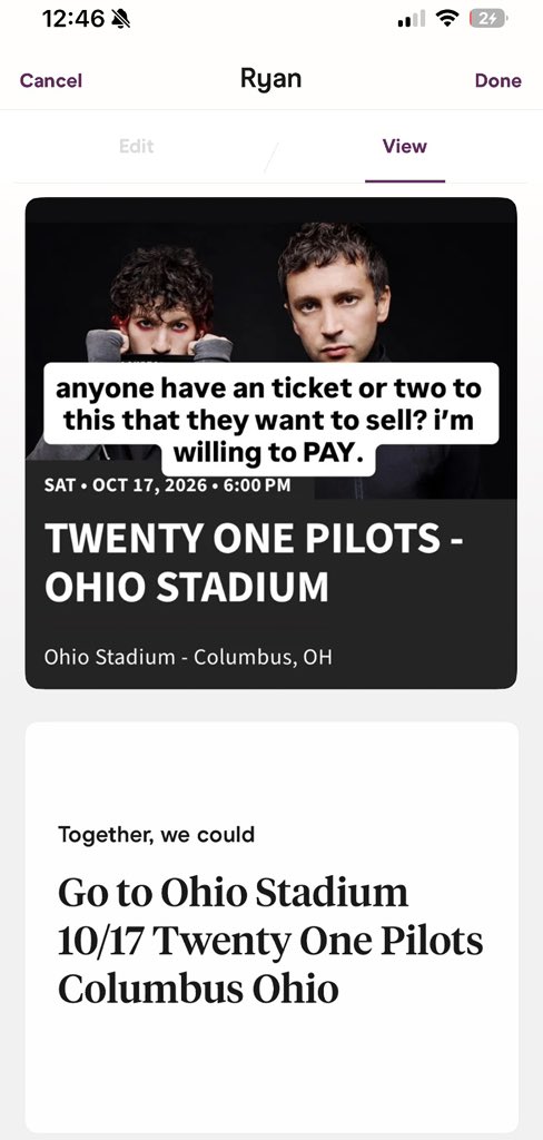 CHEETAHDEMA's tweet photo. yall just don’t want these tickets like i do https://t.co/WLHDWgmcVE