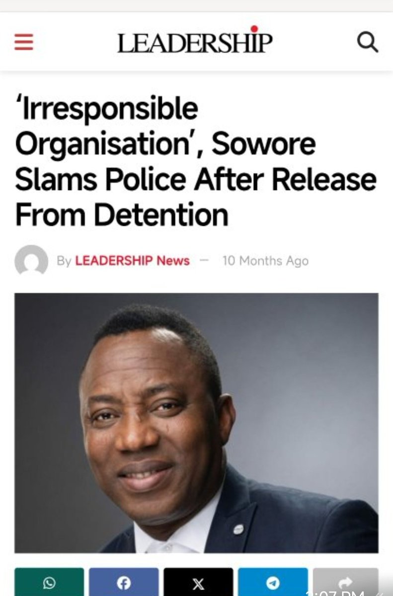 AdewaleOla91's tweet photo. @sowore you are just a confused man, you will be dragging yourself, you are just raising funds for your personal consumption. Let's see how you will do without VIP protection of Police or DSS. https://t.co/O2oJRhKsga