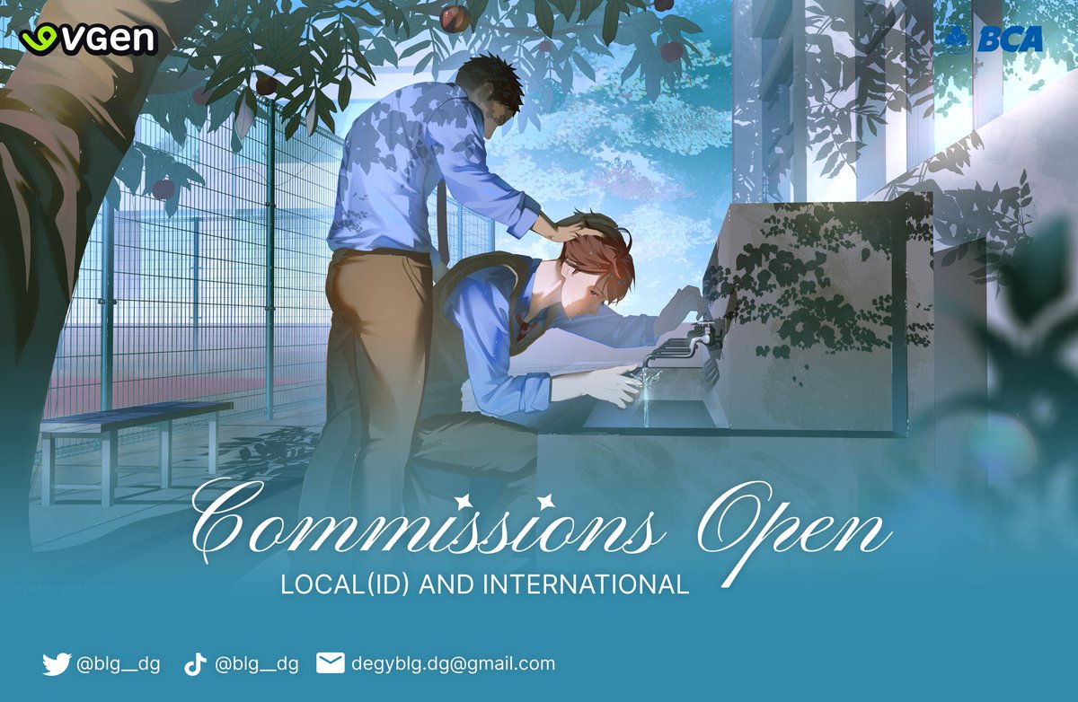 blg__dg's tweet photo. ✏️COMMISSIONS OPEN✏️
Character with full background illustration (international and local)

→ 3 slots (waitlist will be started in october or sooner when i'm done with the queue)
→ Request through VGen: https://t.co/GMsadcHsBc

MORE INFO BELOW
#commissionsopen #VGenComm #VGenOpen