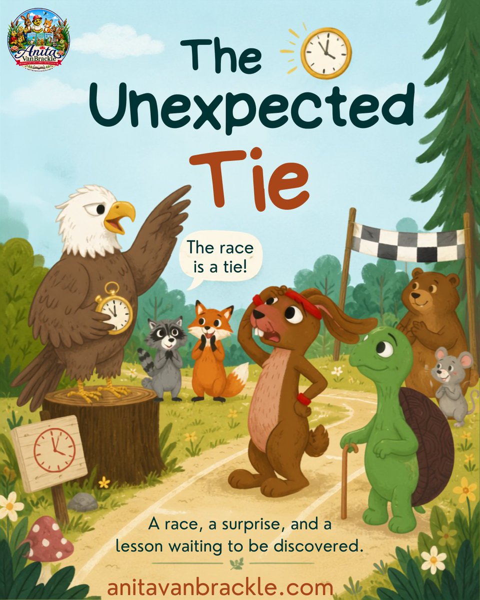 anitavanbrackle's tweet photo. A Race That Teaches More Than Speed
A surprising finish gives young readers a fun way to think about time, choices, and learning through adventure.
Explore more at https://t.co/V3lc1ujacf
#TimeForKids #KidsLearning #ChildrensBooks #StoryBasedLearning #AnitaVanbrackle https://t.co/KcqfBqzAXo