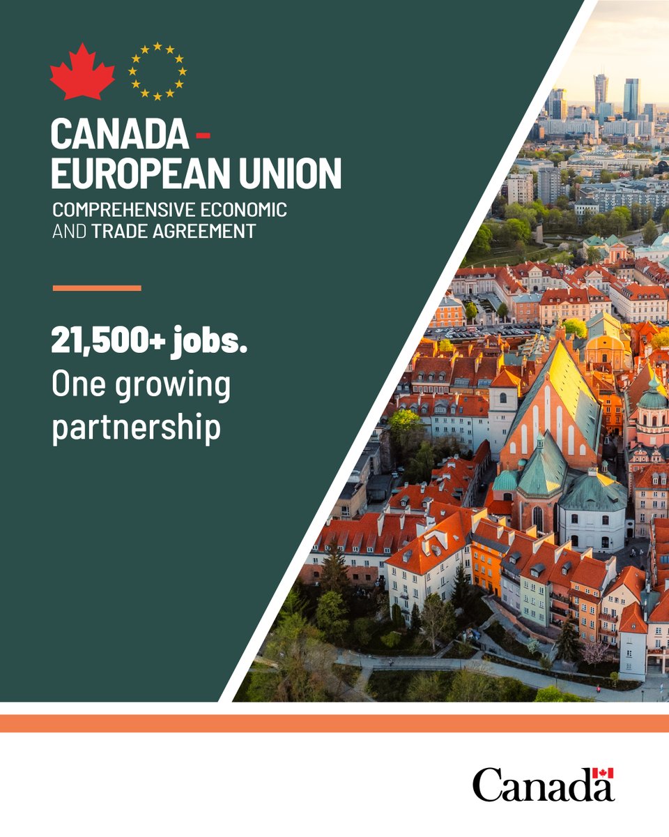 CanadaTrade's tweet photo. Pierogi may be Poland's most famous export, but they're not carrying $5.3B in merchandise trade by themselves. 🥟🇨🇦🤝🇵🇱

From aerospace parts to lithium batteries, dig into the recipe behind this partnership:

https://t.co/zhvlv2lA9d https://t.co/wgpxkwvtLI