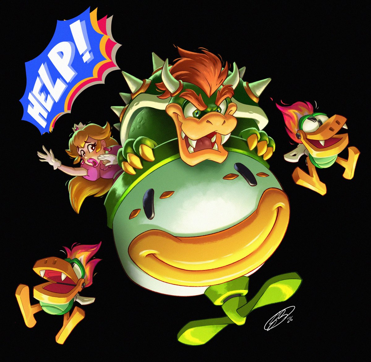 giacomobonus's tweet photo. I find it mesmerizing how in an age of visual fidelty and struggling to achieve the most hyper-realistic rendering in games, we forget how simple shapes of colors from sprites of more than 35 years ago can leave a memory mark.

#Mario #Bowser #PrincessPeach #Nintendo https://t.co/iCqJs1Xo41