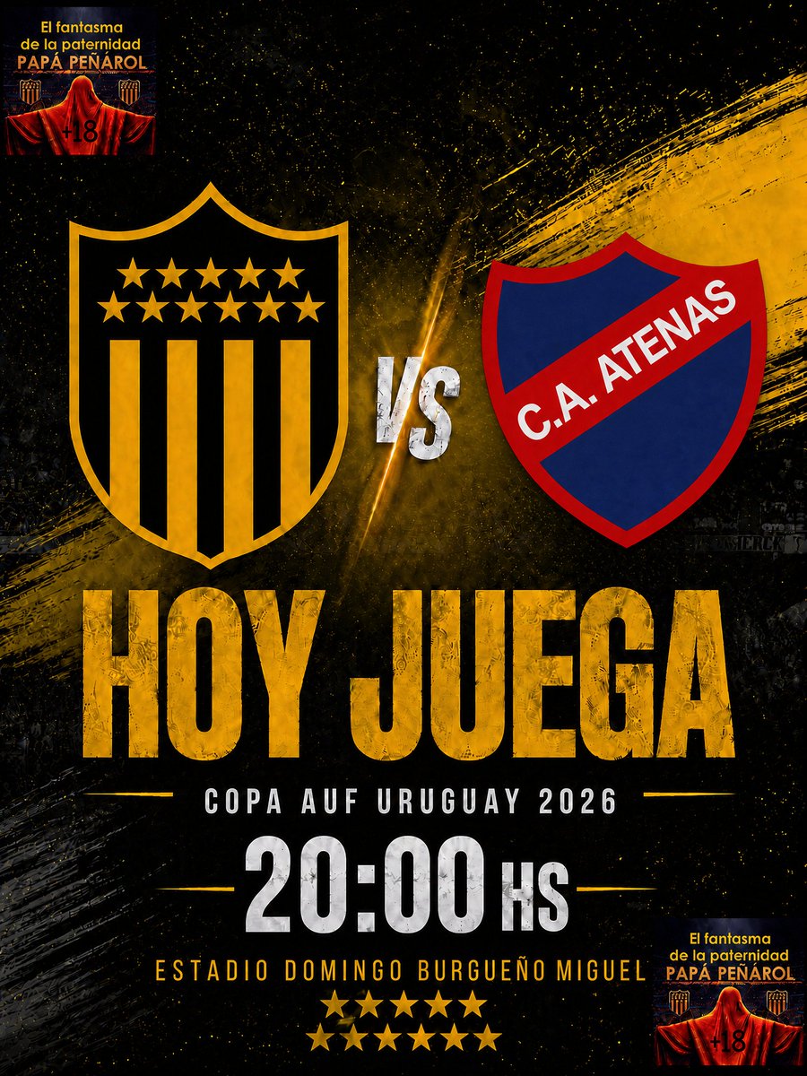 791Hugo's tweet photo. Peñarol vs Atenas 
Copa AUF Uruguay 
Hoy Miércoles 2 de septiembre 
20:00 horas
Estadio Domingo Burgueño Miguel 
#peñarol #elfantasmadelapaternidad1891 #carbonero #manya #auf https://t.co/MV2rQTVkk3