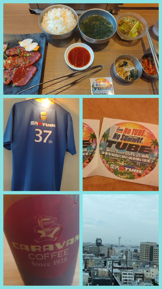 masami_chan86's tweet photo. 1人焼肉してステッカー貰ってきた🥩🔥
うちわは集めないタイプw
お茶☕️した所から🏟が...👀
(📷は載せれない) https://t.co/e3Y5h9iI6B