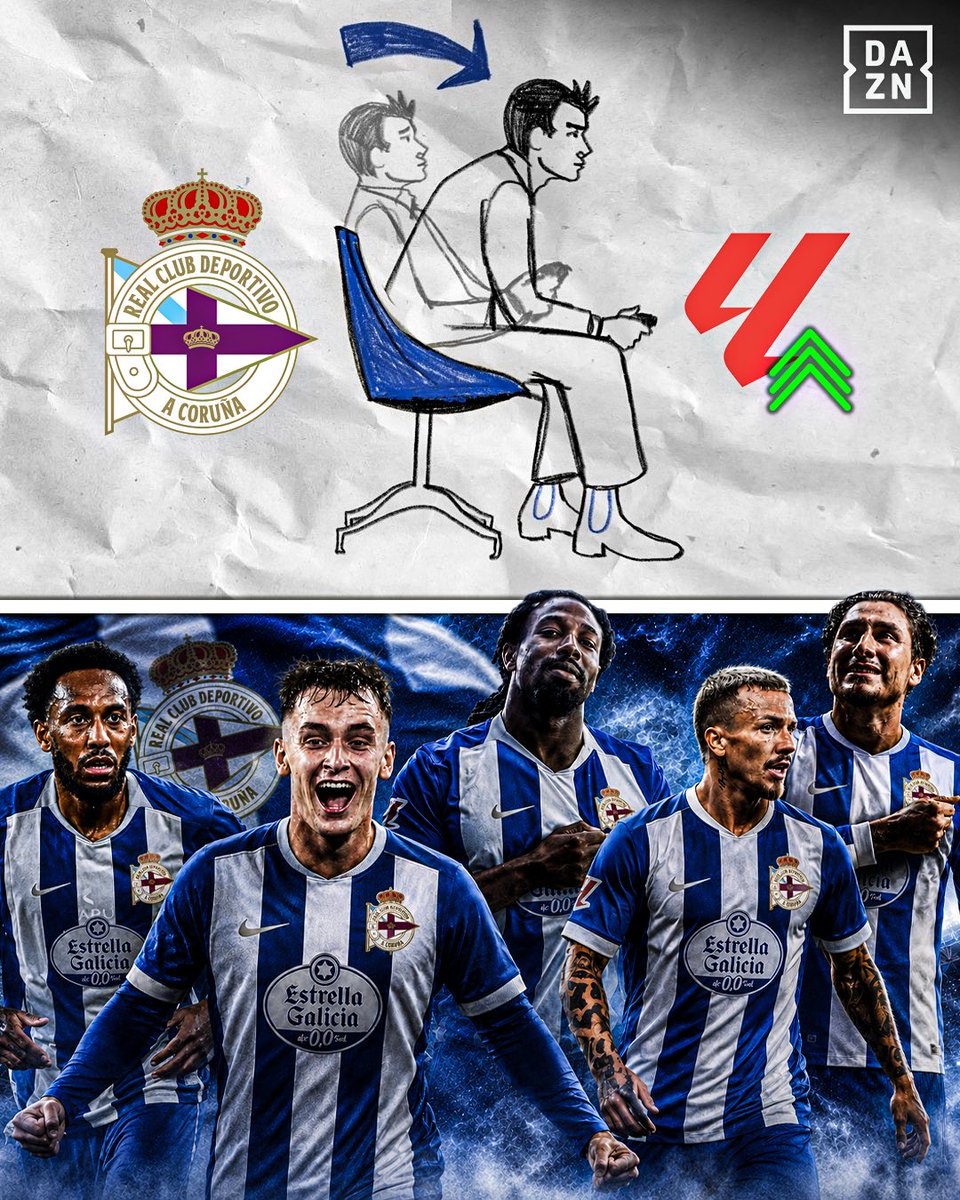 DAZNFutbol's tweet photo. EL MODO CARRERA DEL DÉPOR 🤯🔥

El mercado de Fernando Soriano ha sido una locura 💙🤍

#LALIGAenDAZN ⚽️ https://t.co/ru6GDoD3JF