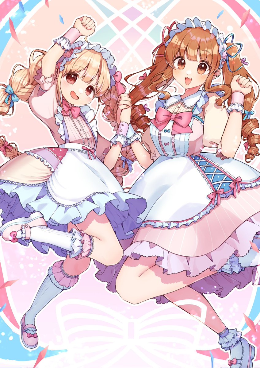 kuwae_full's tweet photo. あんきらちゃんお誕生日おめでとう🎉🥳
イラストがちょっと間に合わなそうなので再掲でお祝いです！

#双葉杏生誕祭
#諸星きらり生誕祭 https://t.co/2HLEk95g5S