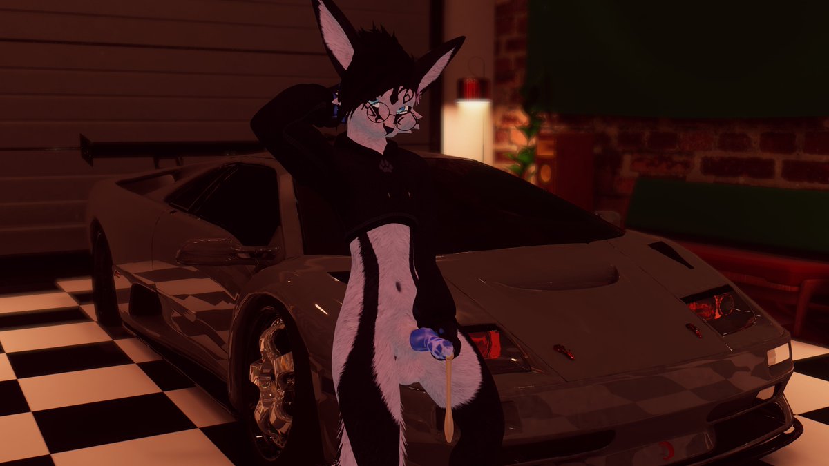 Gh0stkills's tweet photo. Yeah~ like my ride~?  

Come closer and I’ll give you a warm, messy introduction~😏

[Ignore Tags]                                
#FurryNSFW #VRChatERP #VRChatNSFW #Lewdfurry #nsfwtwt #yiff #gayfurry #furry #midnightdream #gay #strawberryfennec https://t.co/297SpGgljY