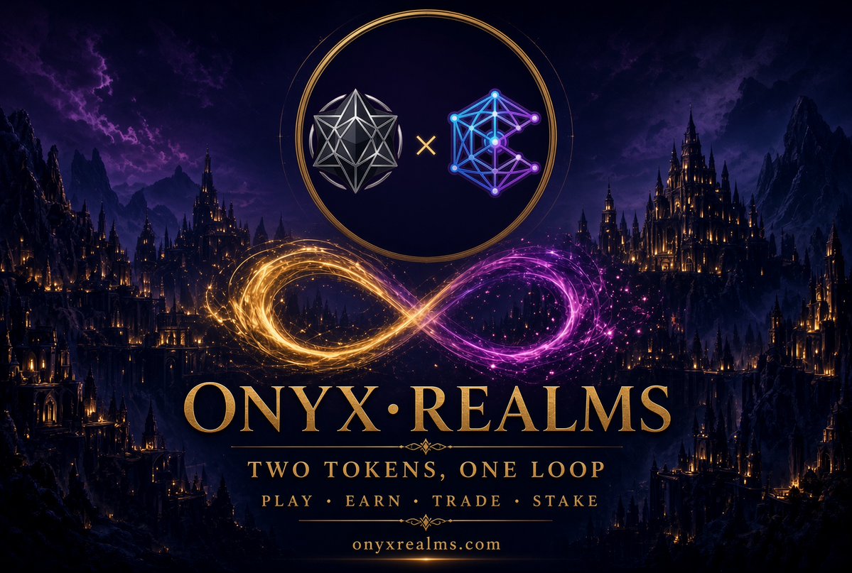 OnyxRealms's tweet photo. ONYX · REALMS is live.
Two tokens. One loop. ONYX × CORE on KleverChain.
Play. Earn. Trade. Stake. One wallet. Every realm.
https://t.co/GtRbxvYAOq
#OnyxRealms #ONYX #CORE #KleverChain #PlayToEarn #GameFi #CryptoGaming #Web3Gaming #Staking #KLV https://t.co/M92SQuWzHm