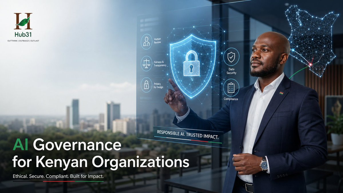 WillyMacha's tweet photo. Deploying AI without governance isn't scaling—it's an operational gamble.  Without guardrails, unvetted AI creates data leaks, bias, and regulatory risks.

The fix? Enterprise AI Governance. 🛡️🤖

Read the guide: https://t.co/OXvAyIWwDa

#Hub31 #AIGovernance #KenyaTech #AI
@all https://t.co/IxJJm2lSIU