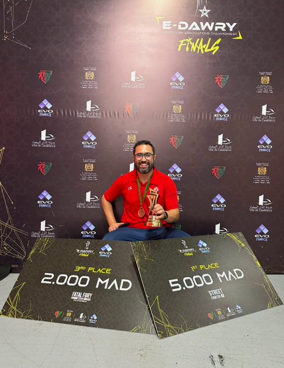 darksword_MRR's tweet photo. 🏆 I won the E-DAWRY National Competition  Road to EVO on Street Fighter 6!
🥉 I also secured 3rd place in FATAL FURY: City of the Wolves.
I'll be representing Morocco 🇲🇦 once again at EVO France this year.
Let's go! 🔥💪 #StreetFighter6 #FatalFury #EVOFrance
@FRMJEOFFICIEL https://t.co/FVkDLh88uH