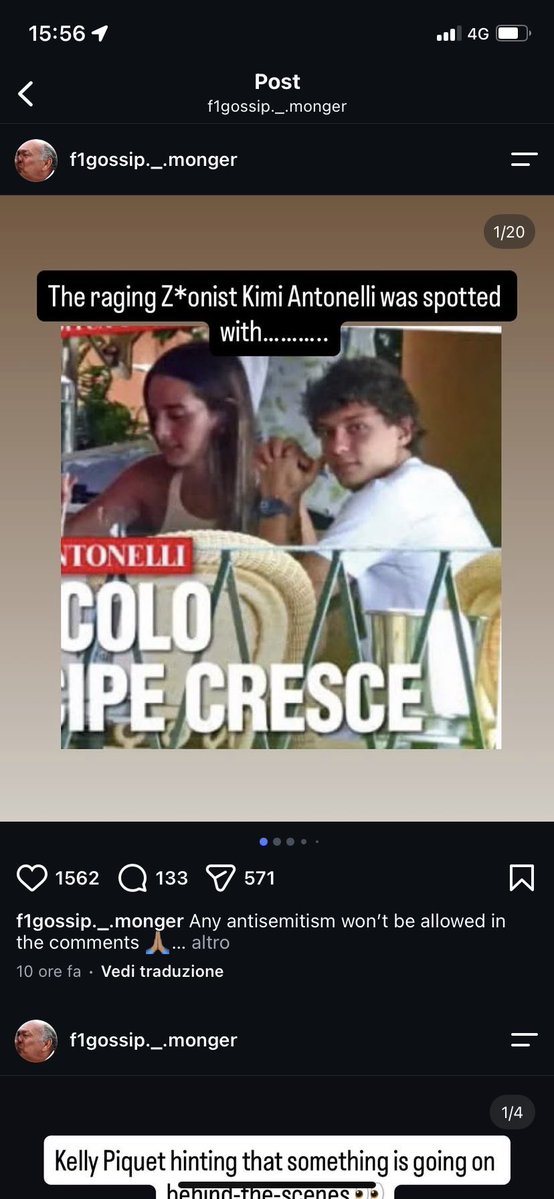rednostalgia55's tweet photo. KIMI ANTONELLI DATING A ZIONIST, A THREAD https://t.co/DiX1QKzzmn