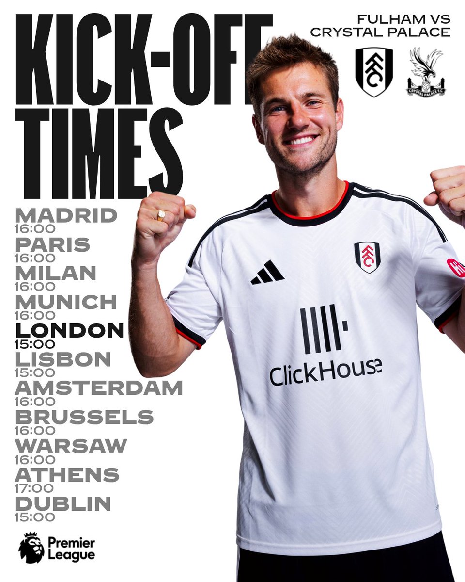 FulhamFC's tweet photo. Where are you tuning in from today? ⚪️ https://t.co/s3qHOiPGLc