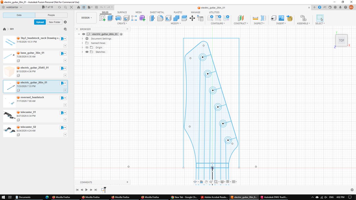 walidmantar's tweet photo. a reverse headstock i've sketcked/designed from scratch .. it's meant for drop tuning electric - it's width is a bit under 3 inches #guitar .. @ESPGuitarsJP @ESPGuitarsUSA @ibanezofficial @JacksonGuitars @Fender @FenderCustom @GibsonGuitarUK @gibsonguitar @CustomGibson https://t.co/ir9ZjCxSax