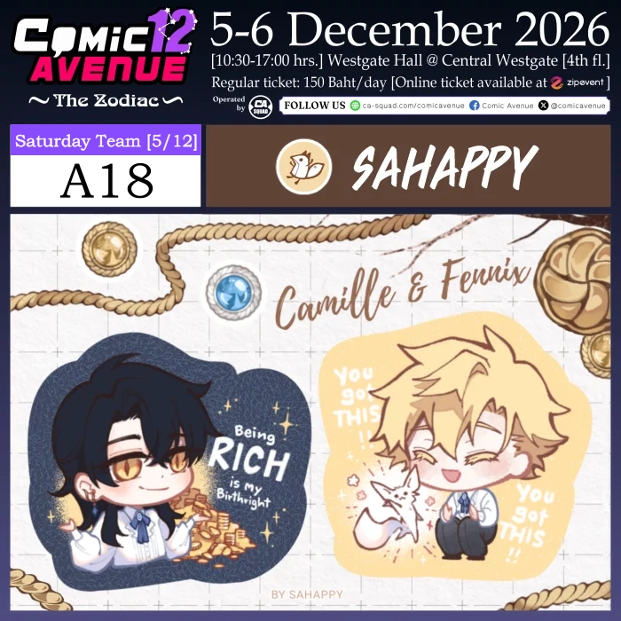 SAHAPPY__'s tweet photo. เย้ รอบนี้ออก OC ค่ะะ 🌟
A18 แวะมาหากันได้นะคะ นุกลัวเหงาา 🥺🤍
กำลังตั้งใจวาดคอมมิคอยู่กั๊บบ ขอฝากตัวด้วยน้า

 #CA12 #CA12_SAT https://t.co/iYWIIKPaCW