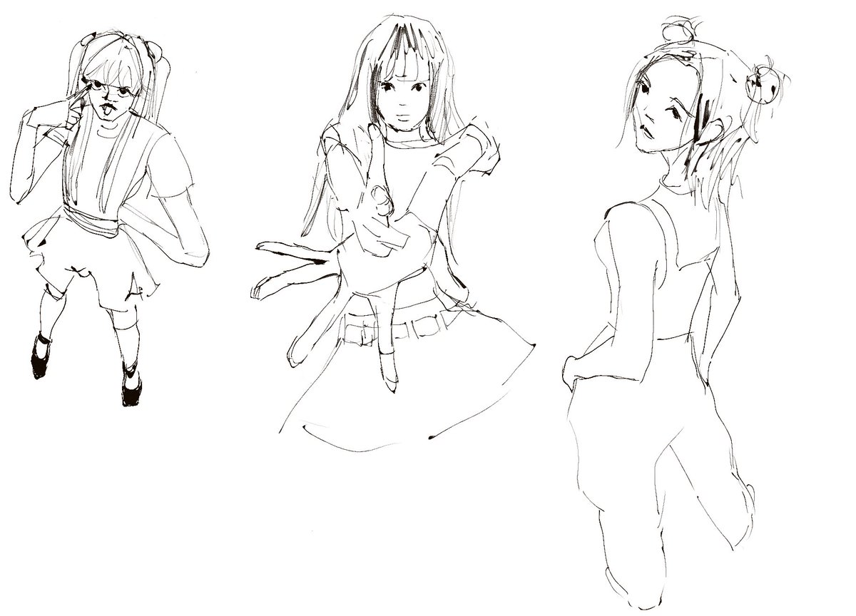 Denim049's tweet photo. #poses   #sketch https://t.co/yVgC6aidXy