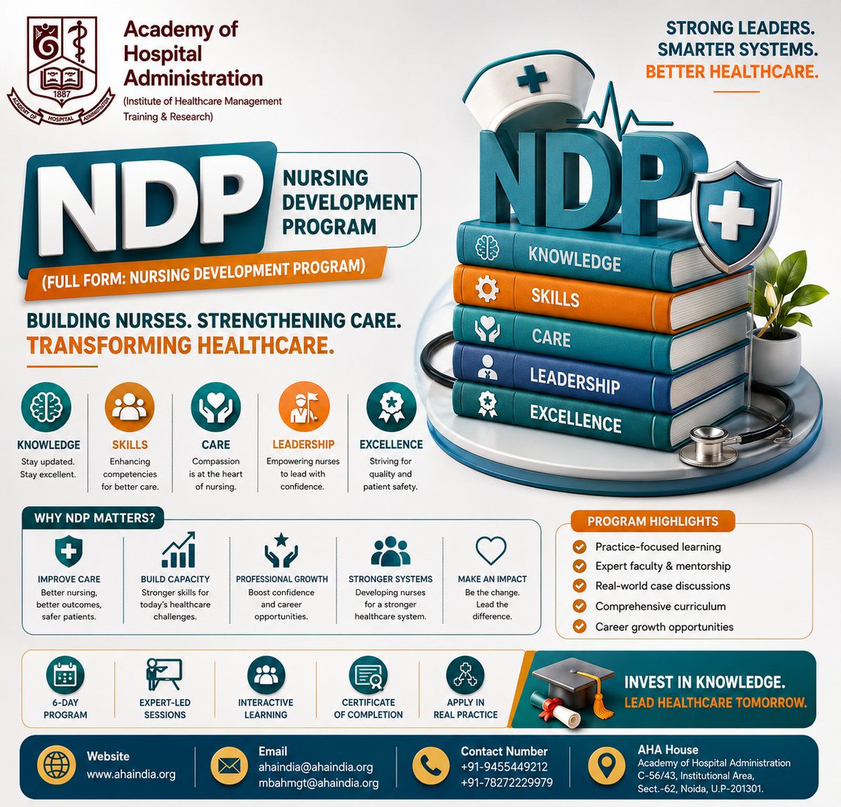 ahaindiaorg's tweet photo. Empowering nurses with the skills, knowledge, and confidence to deliver better care and build stronger healthcare systems. 🩺
#NursingDevelopmentProgram #NursingLeadership #NursingExcellence #HealthcareEducation #AHAIndia https://t.co/YEZ6qVURoa