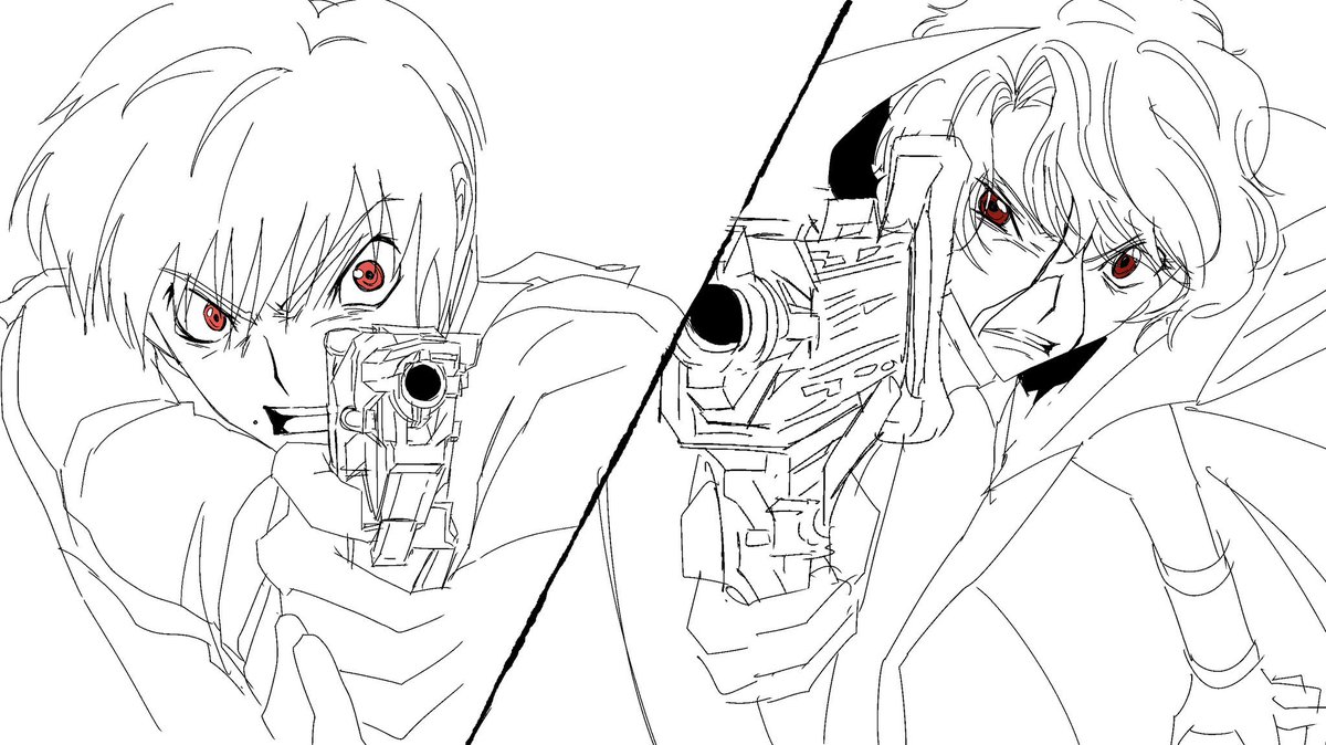 H_uninstall's tweet photo. 過去絵でもう既にあるよ（マスター）なんだけどちゃんとストーリー仕立てのやつ見たいよなあチラチラチラチラ https://t.co/iFWTlZmj3S