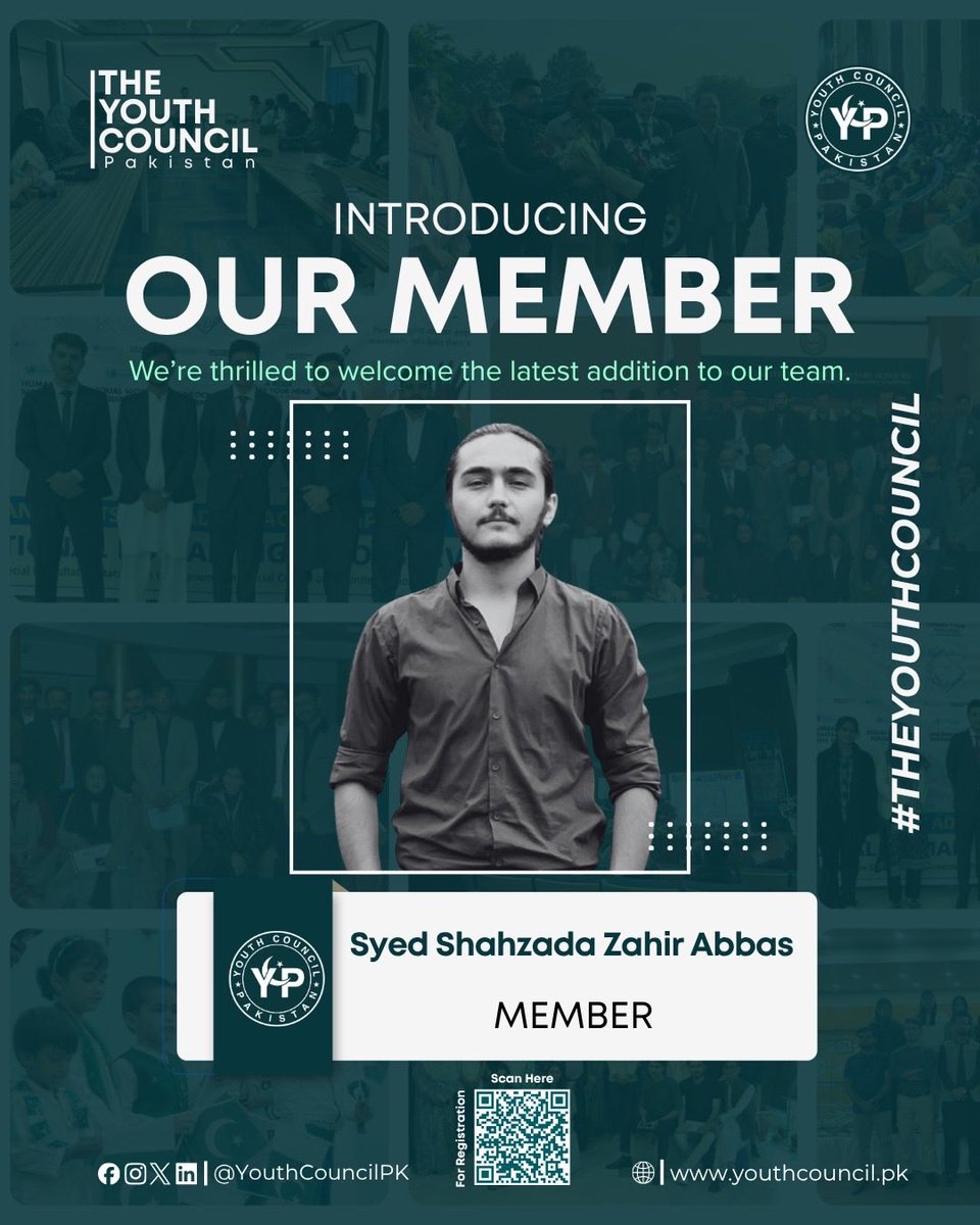 YouthCouncilPK's tweet photo. A new chapter of leadership and impact begins.
The Youth Council Pakistan proudly welcomes its newest members.
Apply: https://t.co/6omhmoH8vD
#TheYouthCouncil #YouthCouncilPK #NewMembers #Leadership
#YCP https://t.co/p4AkrcdCEc