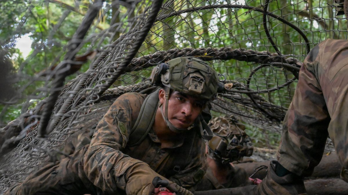 USMC's tweet photo. #Marines with Marine Rotational Force – Darwin 26 execute Exercise DELAYEN 26 in Tahiti, French Polynesia.

Exercise DELAYEN 26 is a bilateral training exercise between MRF-D 26 and the French Armed Forces in French Polynesia, designed to enhance tactical interoperability among forces in the Indo-Pacific.

#USMC #Military