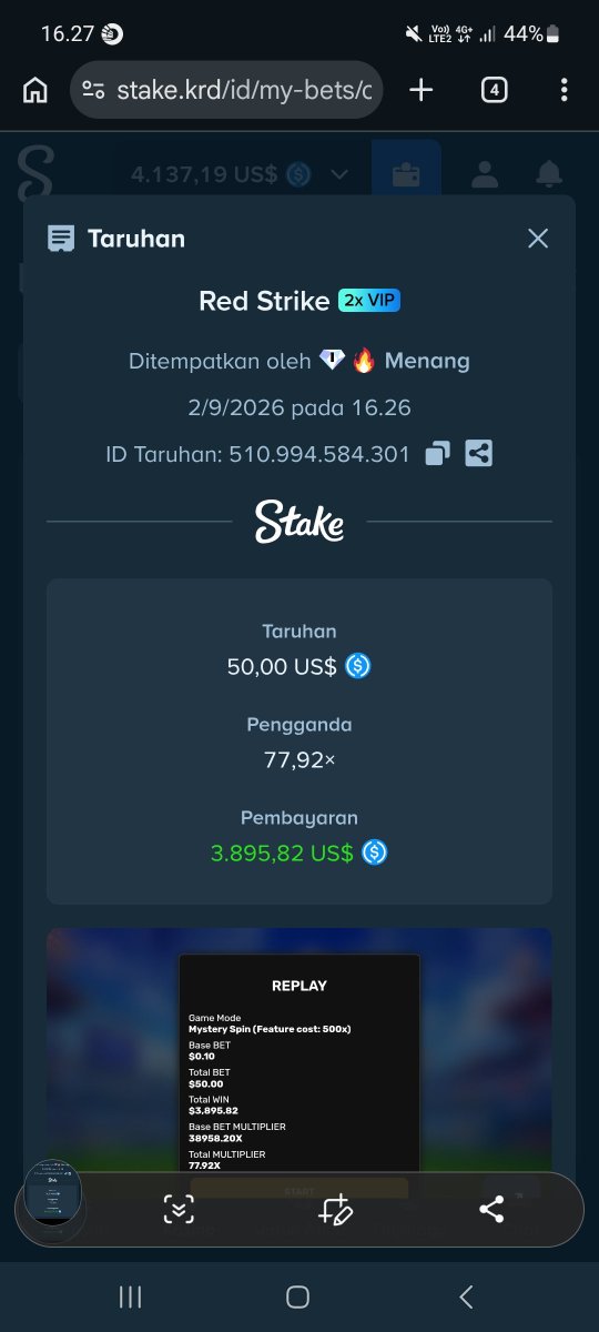 StakeMenang's tweet photo. Triple Combo by @ValkyrieXStudio 
Red Strike, Odin's Vault and High Elf.
Best provider ever in @Stake 
can we get a double  for these  wins? @ProdigyDDK @ValkyrieXStudio we're going to run a giveaway to our community if we got some juices!!" https://t.co/B3hPefdgrd