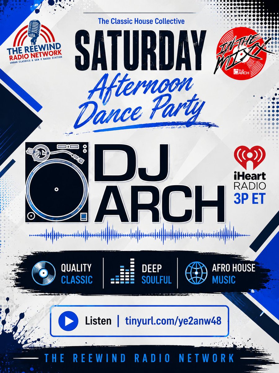 deejarch's tweet photo. Every Saturday tells a different story. Join DJ ARCH this weekend and experience another carefully crafted journey through Classic, Deep, Soulful and Afro House. https://t.co/GmXyr7Ewxg #deejarch https://t.co/VRYWhjqtmO