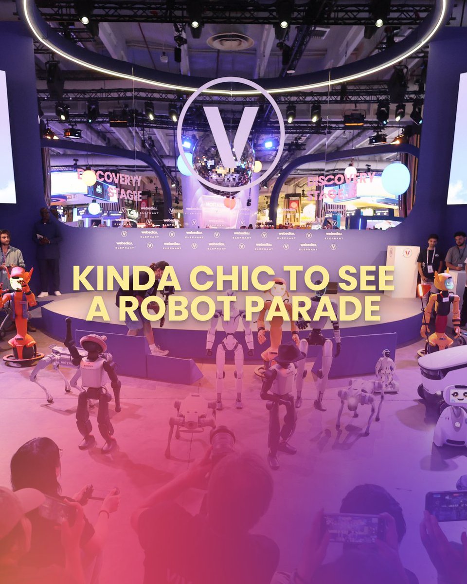 VivaTech's tweet photo. Kinda chic to visit Europe’s biggest startup and tech event… ✨

Comment a 🚀 if you made it to #VivaTech 2026! https://t.co/GwA70Ngb9u