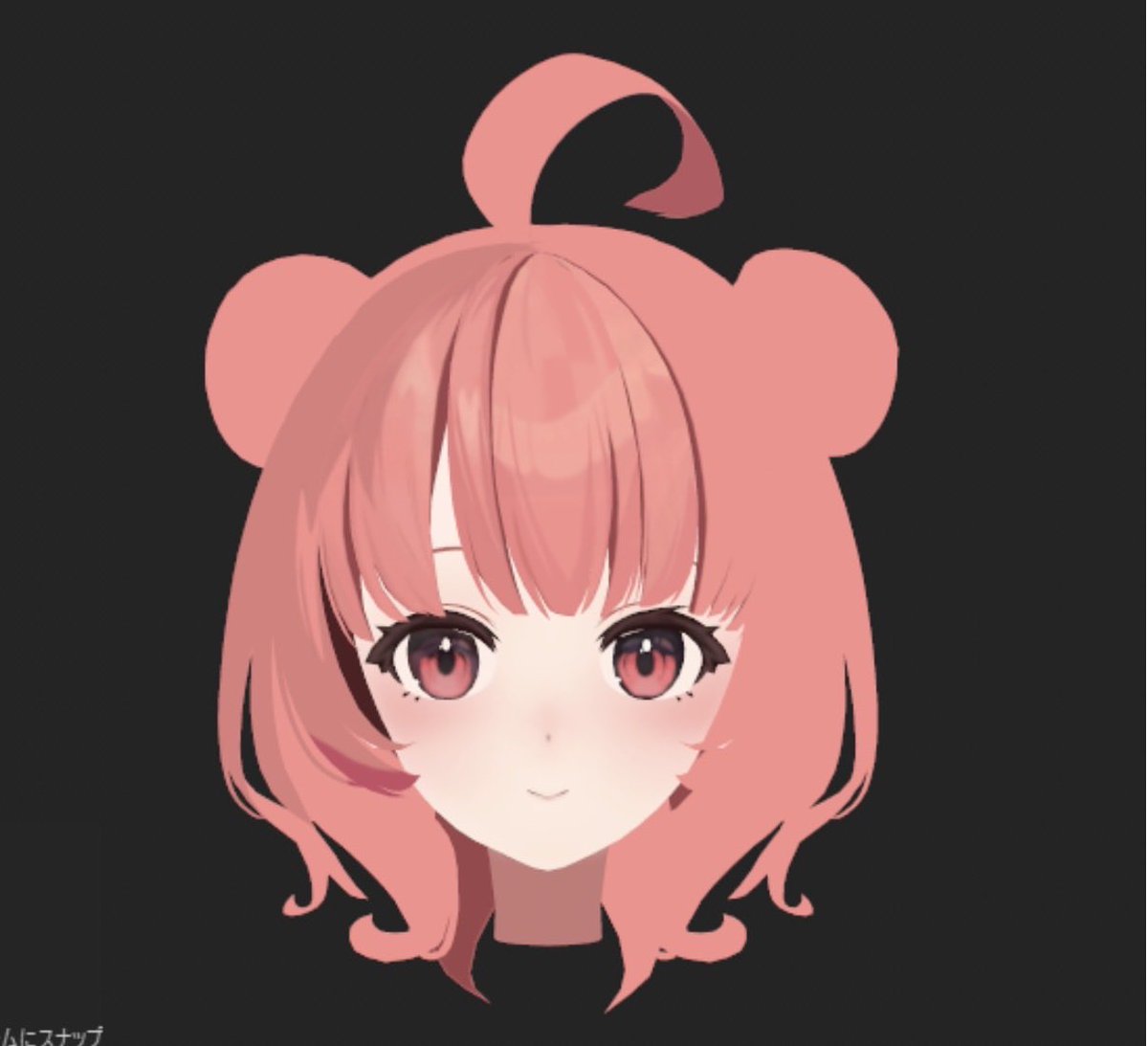 sigureni22CG's tweet photo. 進捗！
髪のテクスチャ難しすぎて、全然進まなーい。ペースアップしてがんばる！

(ぶいすぽっ！　夢野あかり様)
#Maya #3DCG #Substance3D https://t.co/e214nOtuTU