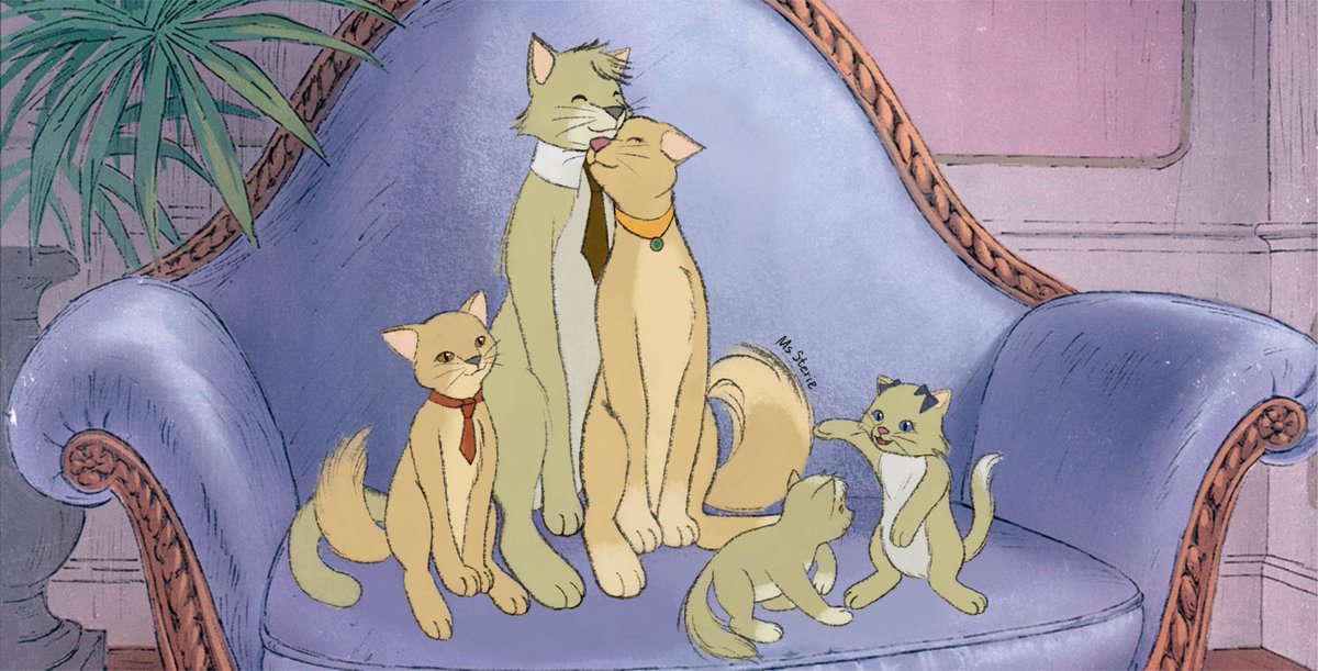 MysTry_rpls's tweet photo. Day 3: In another fandom - The Aristocats
(In my headcanon, they have 3 children)
Fellas, we got the Watsons as cats before GTA 6
I only drew the cats
#MaryJohnWeek2026
#JohnMaryWeek2026
#yuumori #MoriartyThePatriot #mtp #憂国のモリアーティ #JohnMary https://t.co/woN1AmfSgw