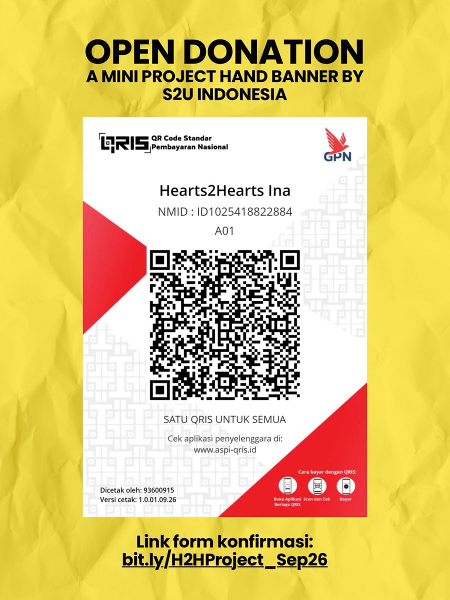 H2H_INA's tweet photo. 💌 OPEN DONATION — WELCOMING HEARTS2HEARTS & JIWOO BIRTHDAY PROJECT 🎂💗
​
Dalam rangka menyambut kedatangan Hearts2Hearts di Indonesia sekaligus merayakan ulang tahun Jiwoo, kami resmi membuka untuk project Welcoming Hearts2Hearts & Jiwoo Birthday Project!  🫶🏻✨​

Tidak ada minimal donasi , jadi kalian bisa berdonasi dengan nominal berapa pun. Every little contribution means a lot to us and will help us bring this project to life.💐​

📅 Donation Deadline: September 5, 2026
⏰ Time: 10:00 PM WIB
🔗 Donation Link: https://t.co/TDfUTl4sgk

Let’s come together and make this moment extra special! 💗​
Thank you so much for every bit of love and support you give. 🥹🫶🏻​

#Hearts2Hearts
