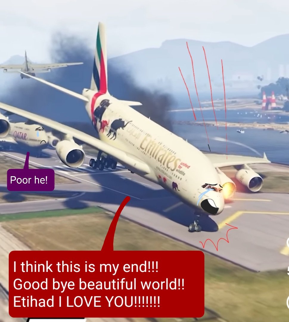 page7454's tweet photo. Crash of A380,  page5🤣 https://t.co/j7TVM8mmDI