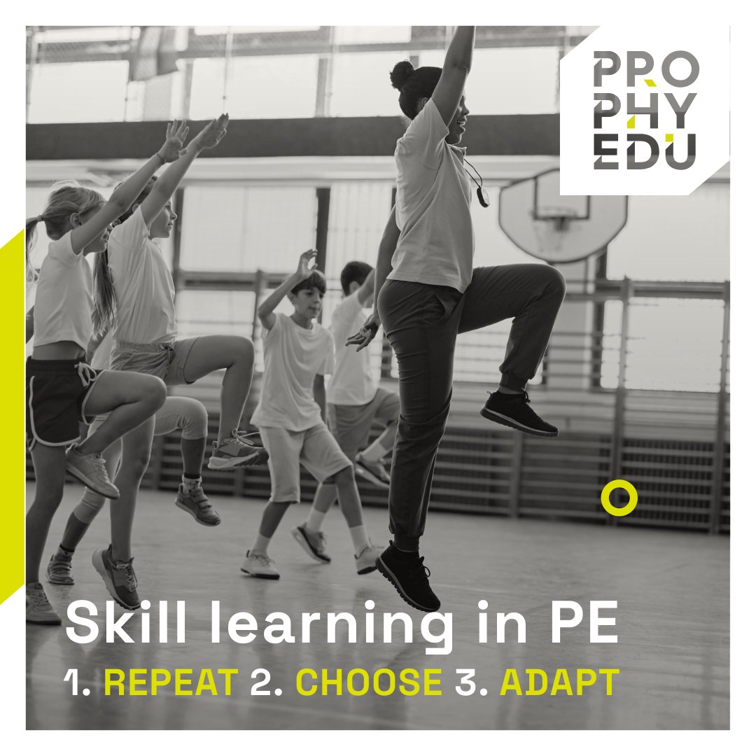 pro_phy_edu's tweet photo. Repetition matters. But repetition alone is not enough. 🔁
Effective skill learning also requires students to CHOOSE and ADAPT. Because learning a movement is not the same as learning to move.
#PROPHYEDU https://t.co/rwqyr4bpmx