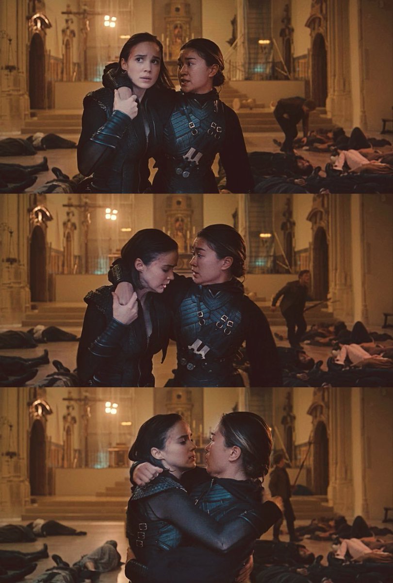 WrathOfGrapesN7's tweet photo. A show about a bisexual super hero falling in love with a repressed lesbian nun, with some incredible action, and the best cinematography ever put to the small screen?
What's not to love?
#WarriorNun #SaveWarriorNun #Avatrice https://t.co/dIpCVYd5kK