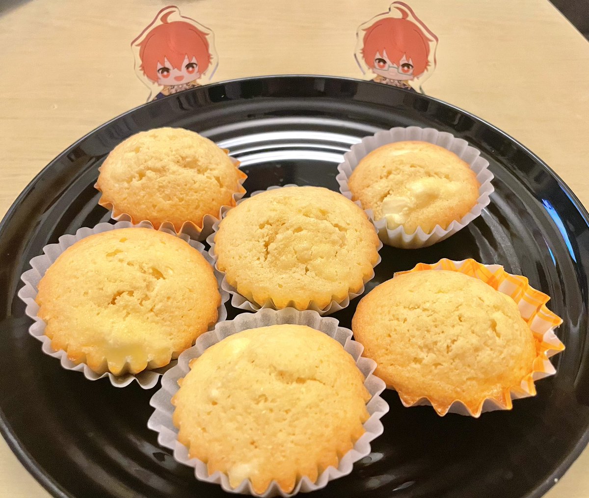 po416mix712's tweet photo. 蒼井〜クリームチーズカップケーキを焼いたよ〜 https://t.co/3mQAcKxdpY