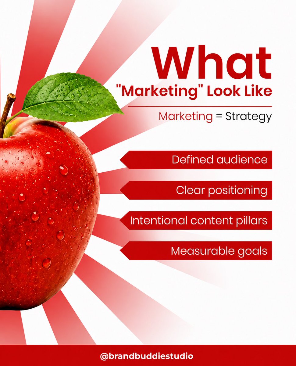 Xpacklive's tweet photo. Posting ≠ Marketing.

Posting puts your content online.
Marketing puts your brand in front of the right audience with the right strategy. 🎯

Don’t just post.
Market with purpose. 📈

#DigitalMarketing #MarketingStrategy #Xpacklive https://t.co/luKl8kLoc9