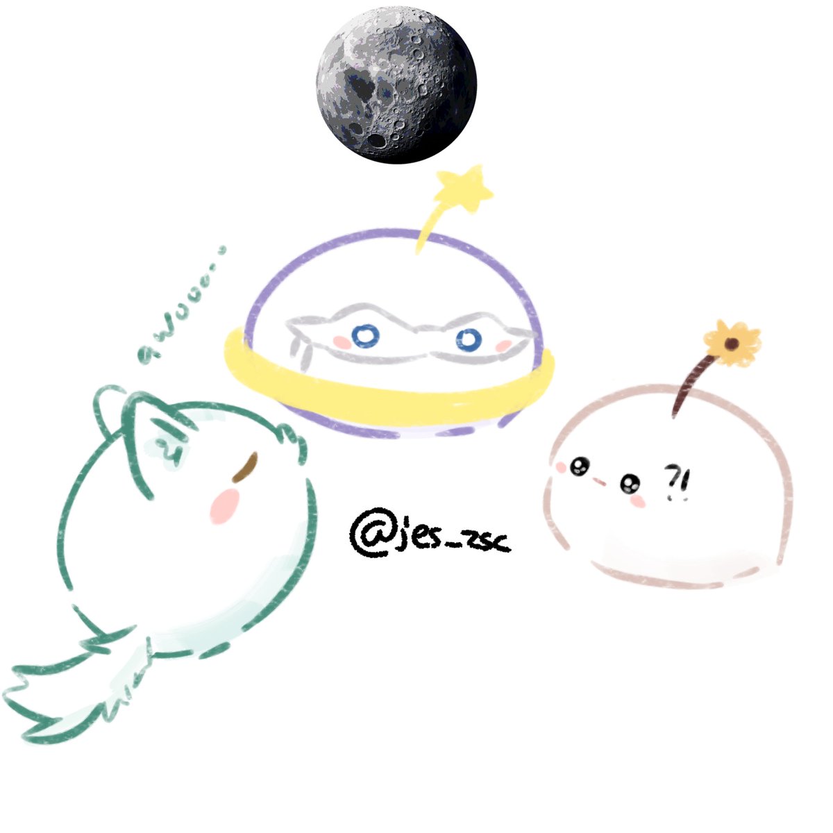 jes_zsc's tweet photo. ✨⭐🐺 - moon https://t.co/LpG4XszEIR