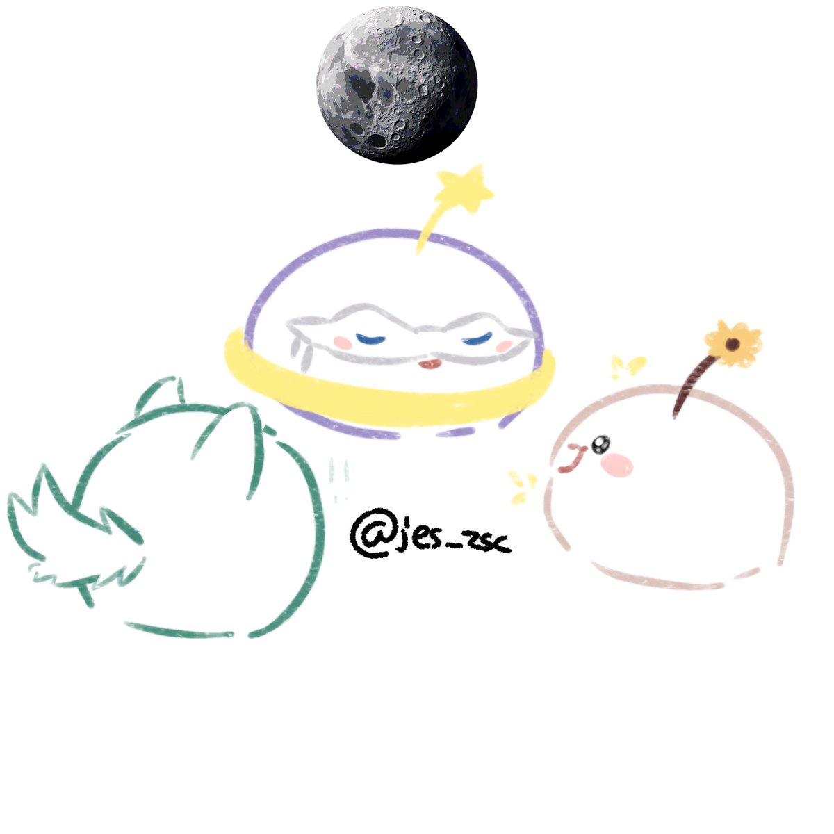 jes_zsc's tweet photo. ✨⭐🐺 - moon https://t.co/LpG4XszEIR