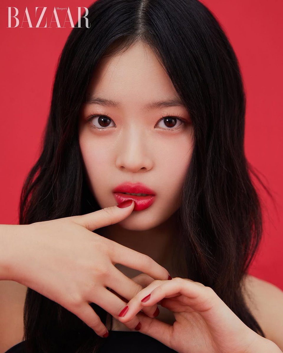 AboutNWJNSMusic's tweet photo. Hanni x Armani Beauty for Bazaar Korea. https://t.co/0MeDjic6HE