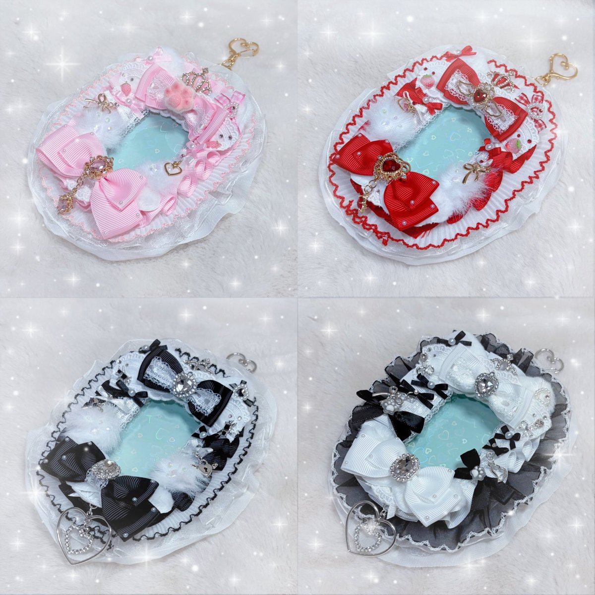 amucha_nui's tweet photo. ᴺᴱᵂ♡
ループ付きねこ耳のトレカケースです🌈🤍
B8サイズです₍˄·͈༝·͈˄₎♡
メルカリにて出品中です⑅

#あむちゃ屋さん　#トレカケース
#レースデコ　#ハンドメイド
#推し活 https://t.co/YFCTjnCQV3