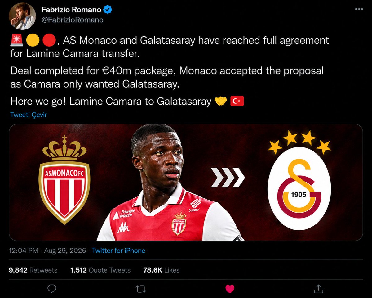 haksever1905's tweet photo. @FabrizioRomano lamine camara 
#laminecamaracimboma 
🙏bekliyoruz
Transfer
Galatasaray https://t.co/ddJS8ubv0t