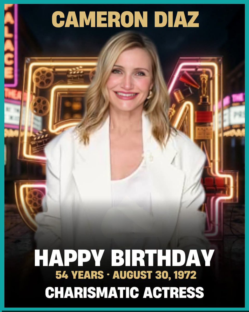 Usastar01's tweet photo. Happy 54th Birthday to Cameron Diaz! 🎂⭐

#usa #Happybirthday #Camerondiaz https://t.co/hwKhJtTTca