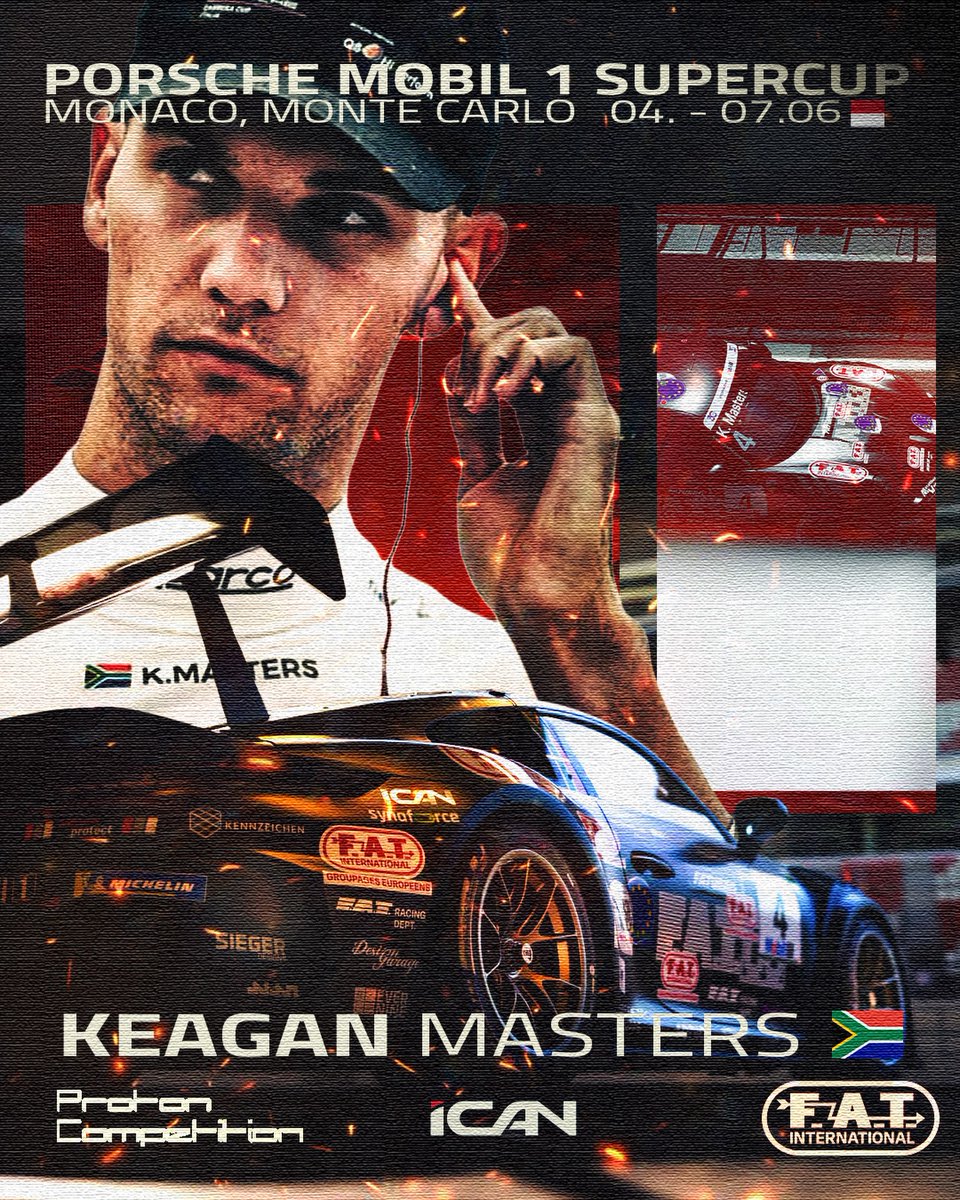 LomaCassisse's tweet photo. MONACO! The same streets that crowned F1 legends. The same harbour, glamour and backdrop that define motorsport greatness. This weekend, Keagan Masters races in the Porsche Supercup on the F1 support bill through Monte Carlo. From South Africa to https://t.co/iAEZ8sEB7B