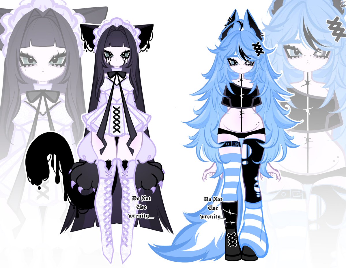 wrenity_'s tweet photo. IT'S MY BIRTHDAY TODAY!! I'm 23 now❣️

Here are some of my favorite designs! 
Best gift for an artist is a repost of their work 𐔌՞ ܸ.ˬ.ܸ՞𐦯

Thank you so much for supporting my art for another year 🤍🖤 https://t.co/NxBdhqwwEc