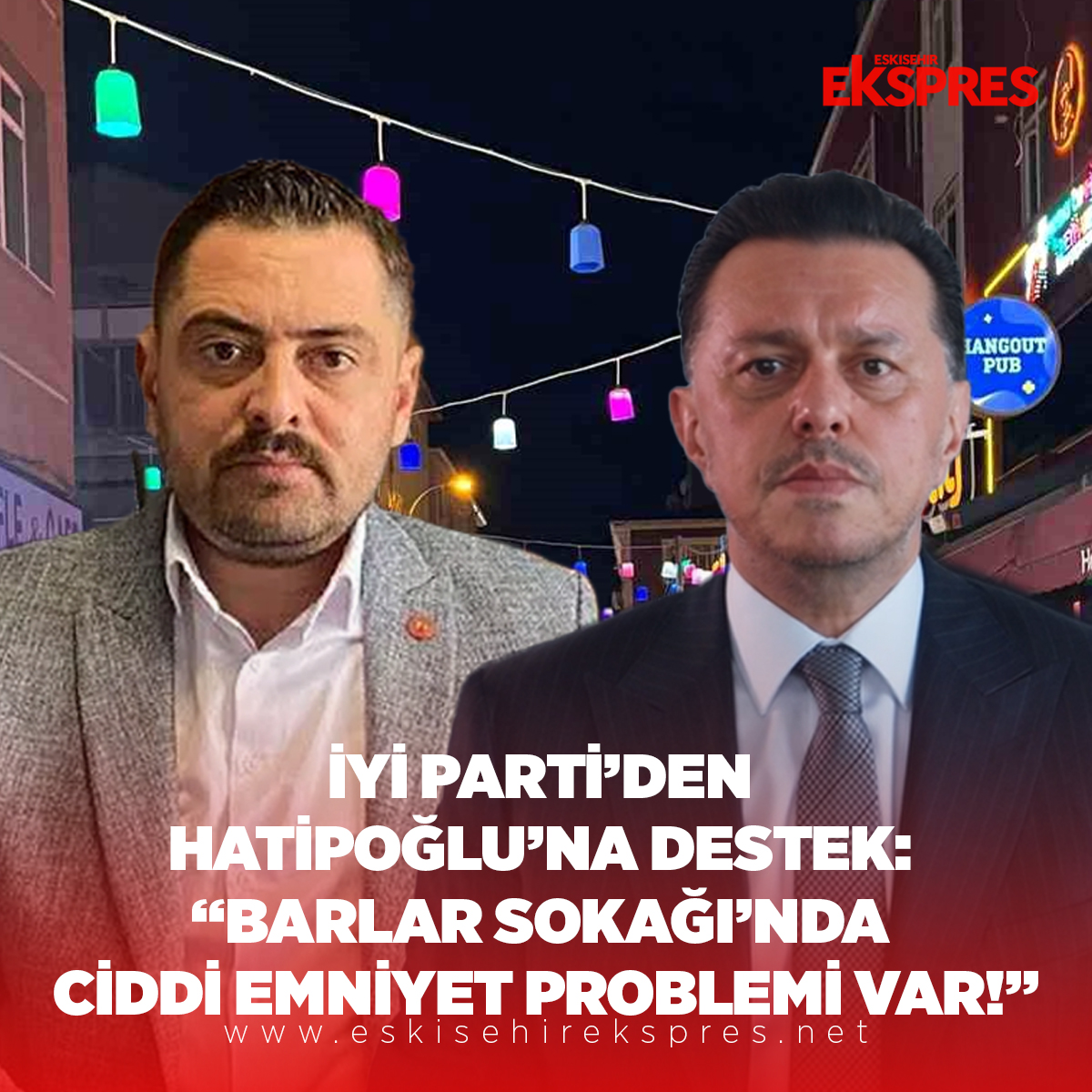gazetemekspres's tweet photo. İYİ Parti’den Hatipoğlu’na destek: “Barlar Sokağı’nda ciddi emniyet problemi var!” https://t.co/zFNsf0cRBa
#eskişehir #iyiparti #akparti #serdarulucan #nebihatipoğlu #barlarsokağı https://t.co/jGajgzhPbr