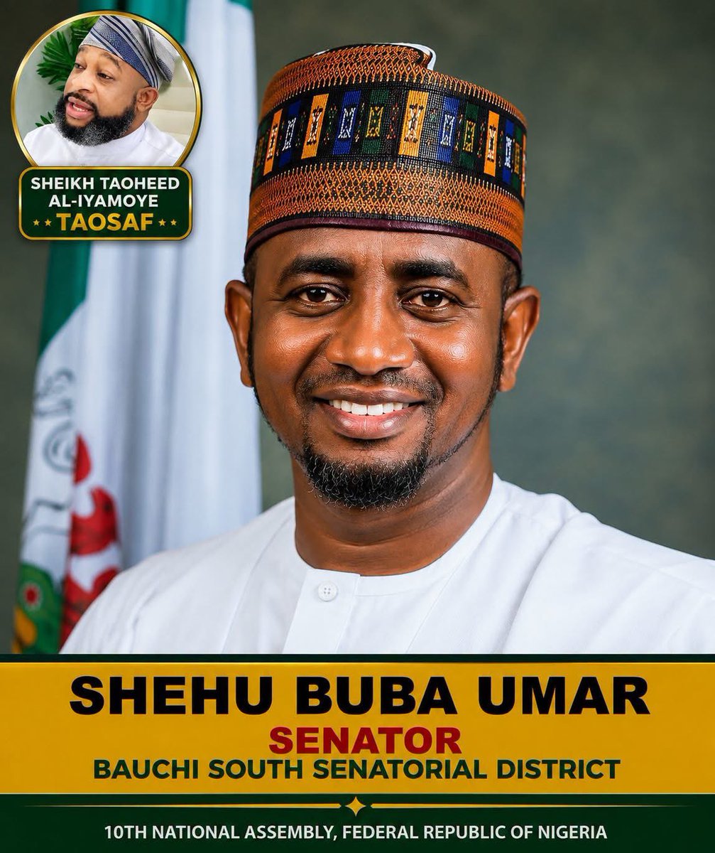 Big_marvis's tweet photo. THESE ALLEGATIONS ARE TOO SERIOUS FOR NIGERIA TO ANSWER WITH SILENCE. 💔🇳🇬

For some time now, serious allegations have circulated concerning Senator Shehu Buba Umar and alleged links to banditry. ⚔️

He has denied these allegations, and I have not seen any court judgment establishing his guilt.👊

So let me be very clear:..👌

I am not declaring anybody guilty.🤌

Must social media convict someone before our institutions investigate serious allegations, especially involving a former Chairman of the Senate Committee on National Security and Intelligence? 🤔

Nigeria and Africa has lost thousands of lives to terrorism and banditry.😭

Parents have been murdered.😭

Children have become orphans.😢

Entire communities have been displaced.😭🔥😭

People can no longer sleep peacefully in their ancestral homes. 💔

So when allegations involving people occupying sensitive positions in government arise, Nigerians deserve something better than political arguments and social-media videos..🤌

INVESTIGATE.

If the allegations are false, clear the man's name publicly.

If credible evidence exists, let the law take its course, regardless of political party, tribe, religion or position.

This shouldn't be APC versus PDP..✊

It shouldn't be North versus South.✊

It shouldn't be Muslims Vs Christians ✊

The safety of the whistleblower... HASSAN must be guaranteed by our security agencies....The boy must not die....🙏

DEAD NIGERIANS DON'T CARRY PARTY MEMBERSHIP CARDS INTO THEIR GRAVES. 💔

Enough blood...🩸

Enough politics with human lives.😢

NIGERIANS DESERVE THE TRUTH. 🇳🇬✊

THINK. QUESTION. UNITE.