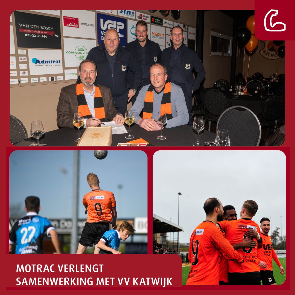 EdnaHandybp's tweet photo. Motrac is extending its partnership with VV Katwijk, a collaboration we’re proud of. As a long-standing sponsor and business club member, we believe success—on the pitch and in logistics—is achieved together. https://t.co/7WQ3cIYBDF