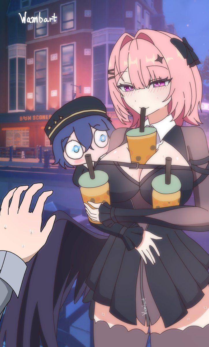 wambart's tweet photo. Ramielle tempting with boba tea
#ZenlessZoneZero #zzzero #Ramielle #ゼンレスゾーンゼロ https://t.co/f1jIR5bNLi