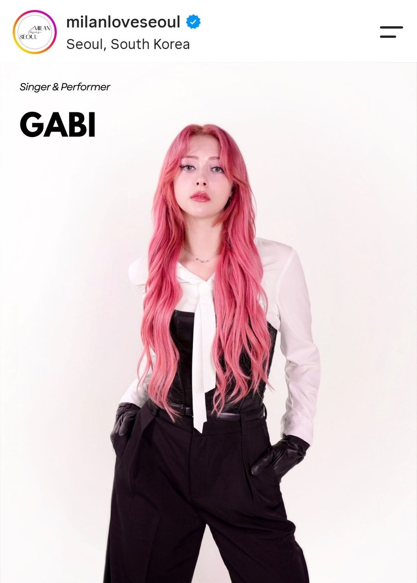 LUMINASherlock's tweet photo. [Instagram: milanloveseoul]

BLACKSWAN's Gabi has just been announced as a Special Runway Guest for Milan Loves Seoul during Seoul Fashion Week on September 3rd 2026!

#BLACKSWAN #블랙스완 https://t.co/Un2z7HZ5C5