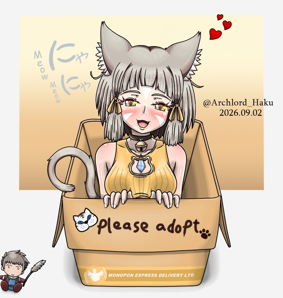 Archlord_Haku's tweet photo. [Nekoblade Chronicles 2]

You have spotted the sweet kitty Nia!
❤️🐈❤️
Who wants to adopt this cute Welsh Catgirl?🐾

#XenobladeChronicles2 #ゼノブレイド2 https://t.co/SmHKU11AkE